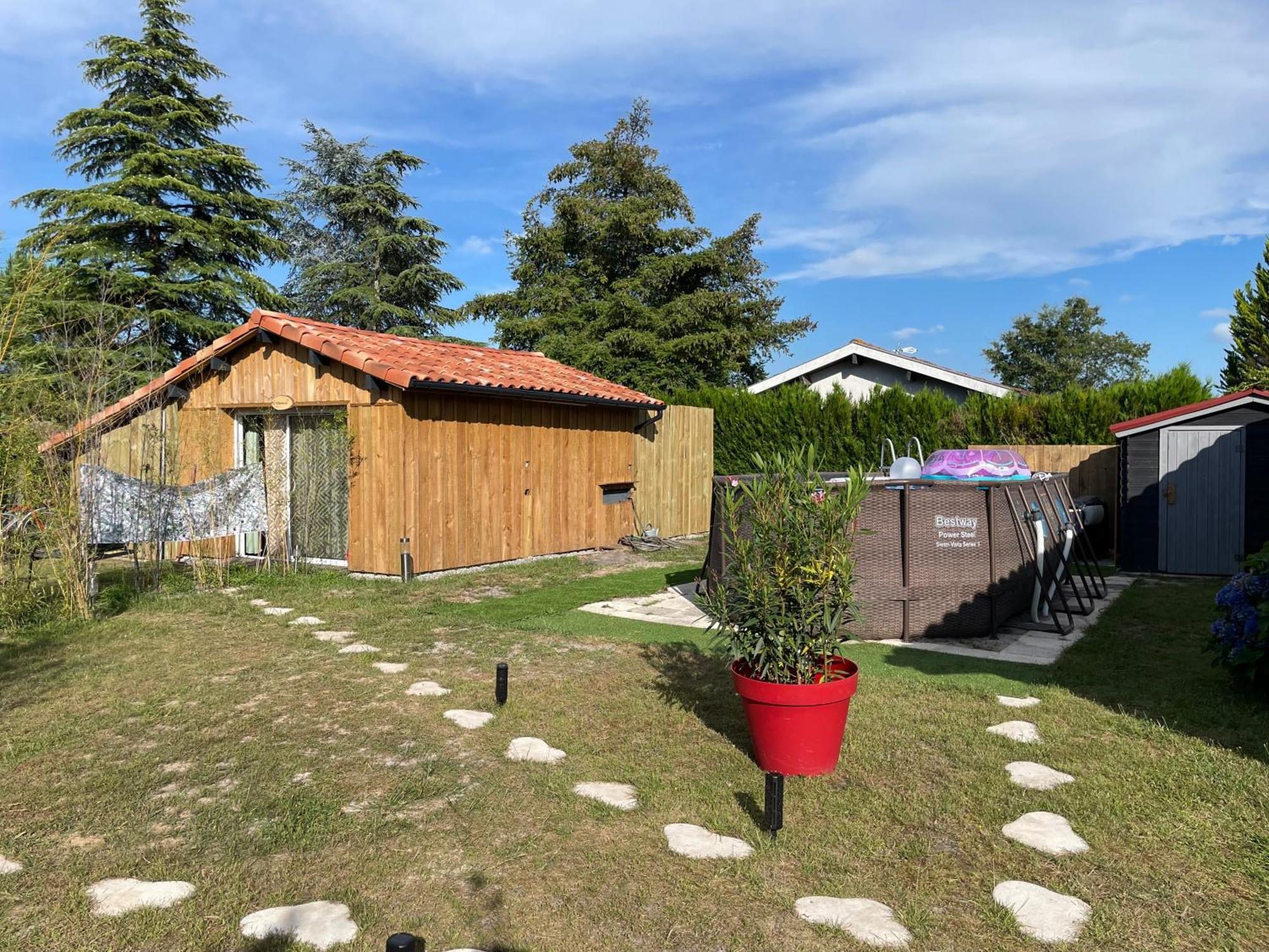 « Aux Bonheurs Landais » Hotel Linxe Екстериор снимка